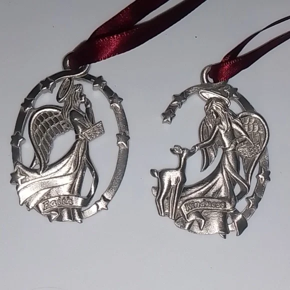 Lot of 8 Angels of Peace Longaberger ornaments - Picture 5 of 6